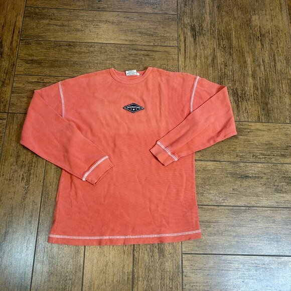 Provincetown Spirit Activewear Orange Long Sleeve Unisex Heavy T shirt Size S - Picture 7 of 7